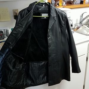 Women's XL faux leather jacket